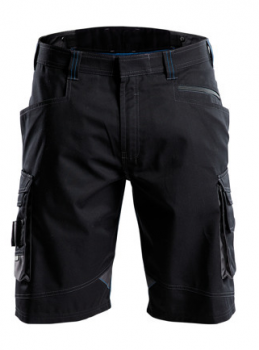 DASSY® COSMIC ARBEITSSHORTS bestickt ( schwarz grau )